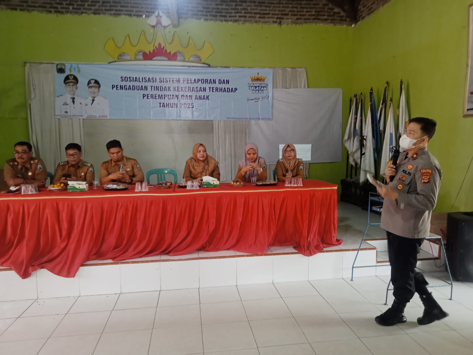 Sosialisasi Sistem Pelaporan dan Pengaduan Tindak Kekerasan Terhadap Perempuan dan Anak Tahun 2025