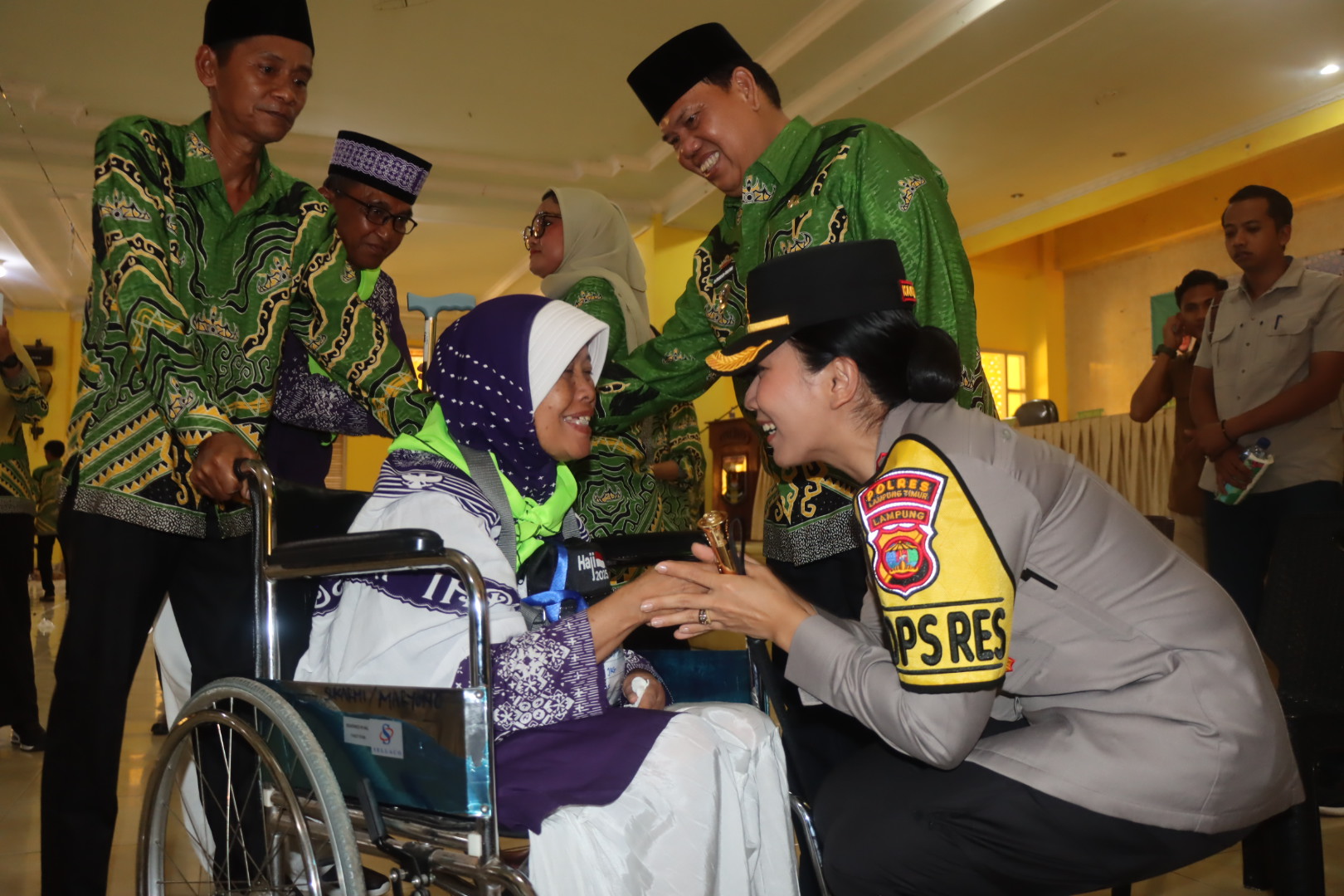 Kapolres Lampung Timur Hadiri Pelepasan Jamaah Haji