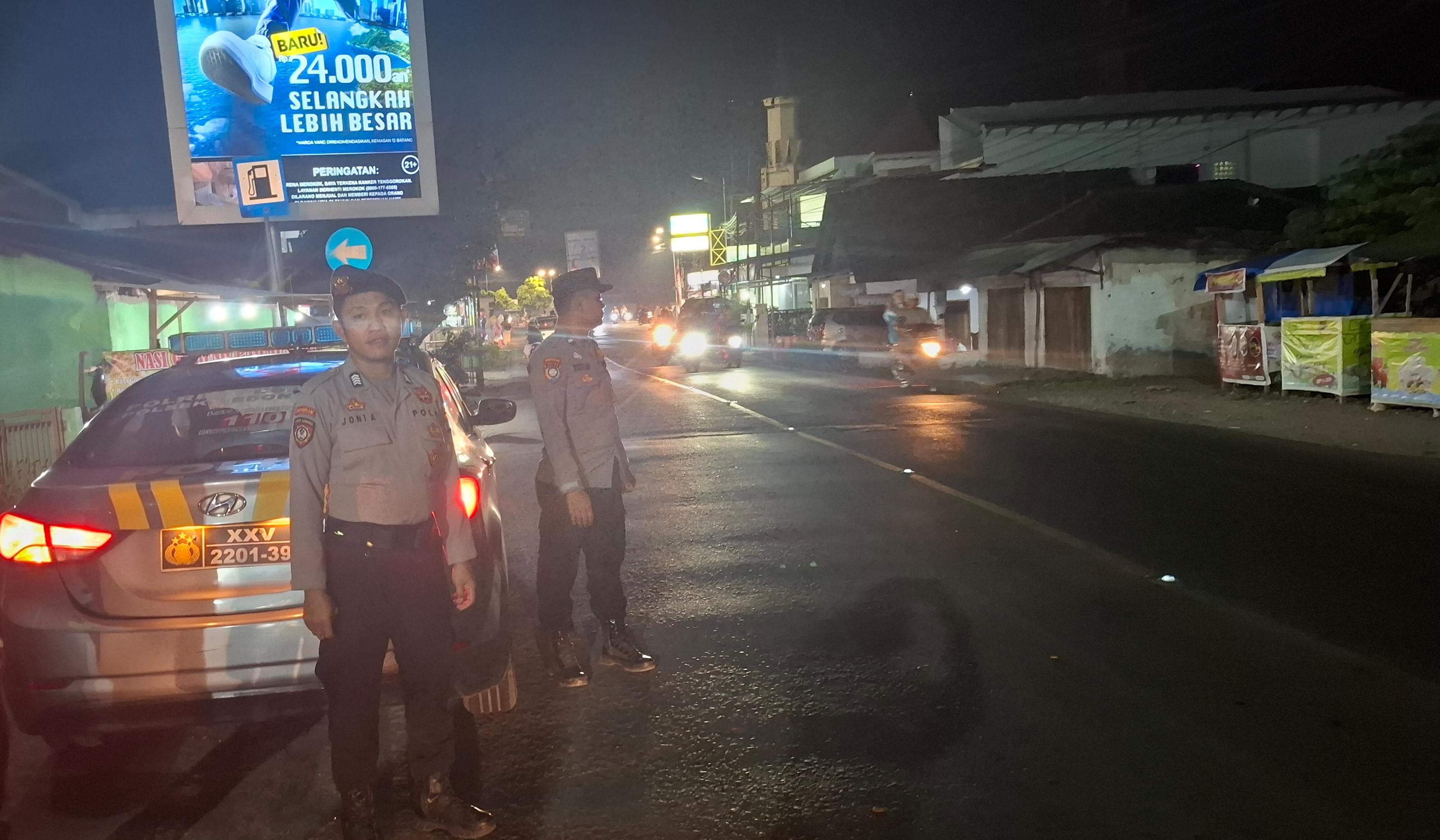 Polsek Gedong Tataan Intensifkan Patroli Dialogis dan Hunting C3 Jaga Keamanan Wilayah
