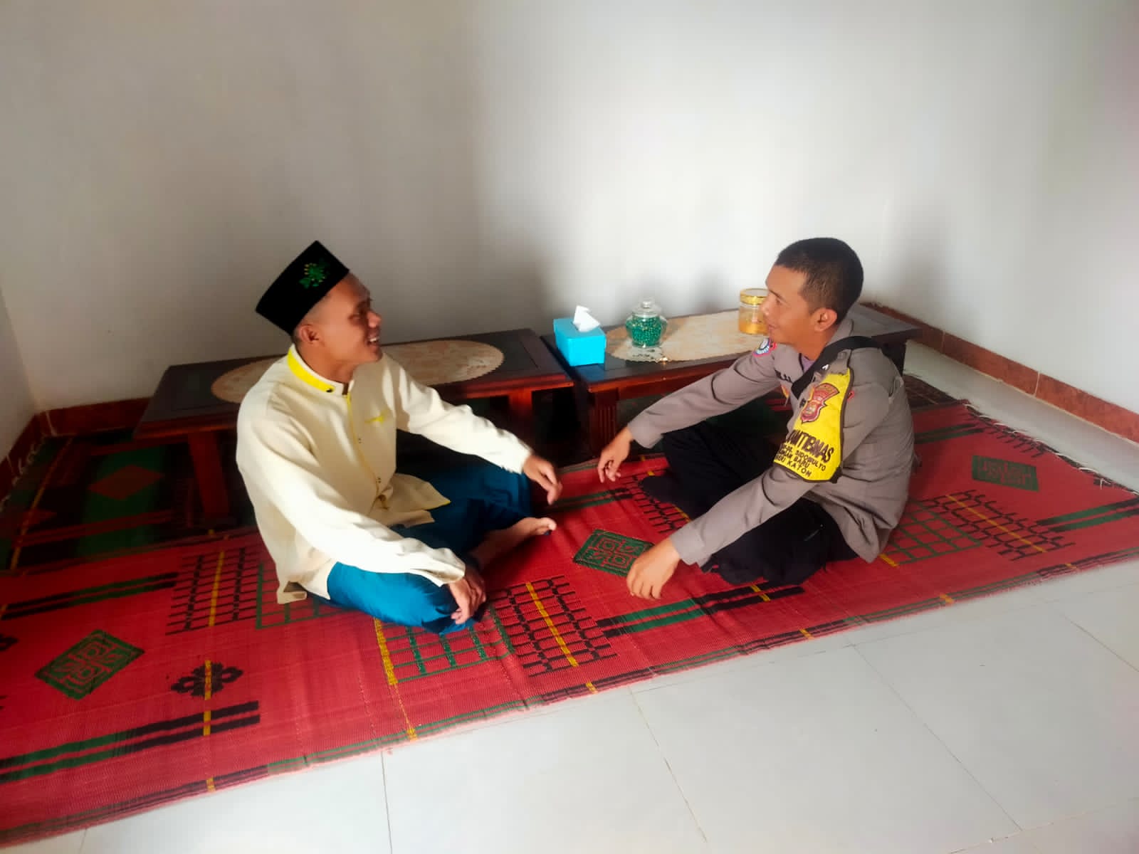 Jalin Kedamaian Jelang PSU Bhabinkamtibmas Sambangi Tokoh Agama di Pesawaran
