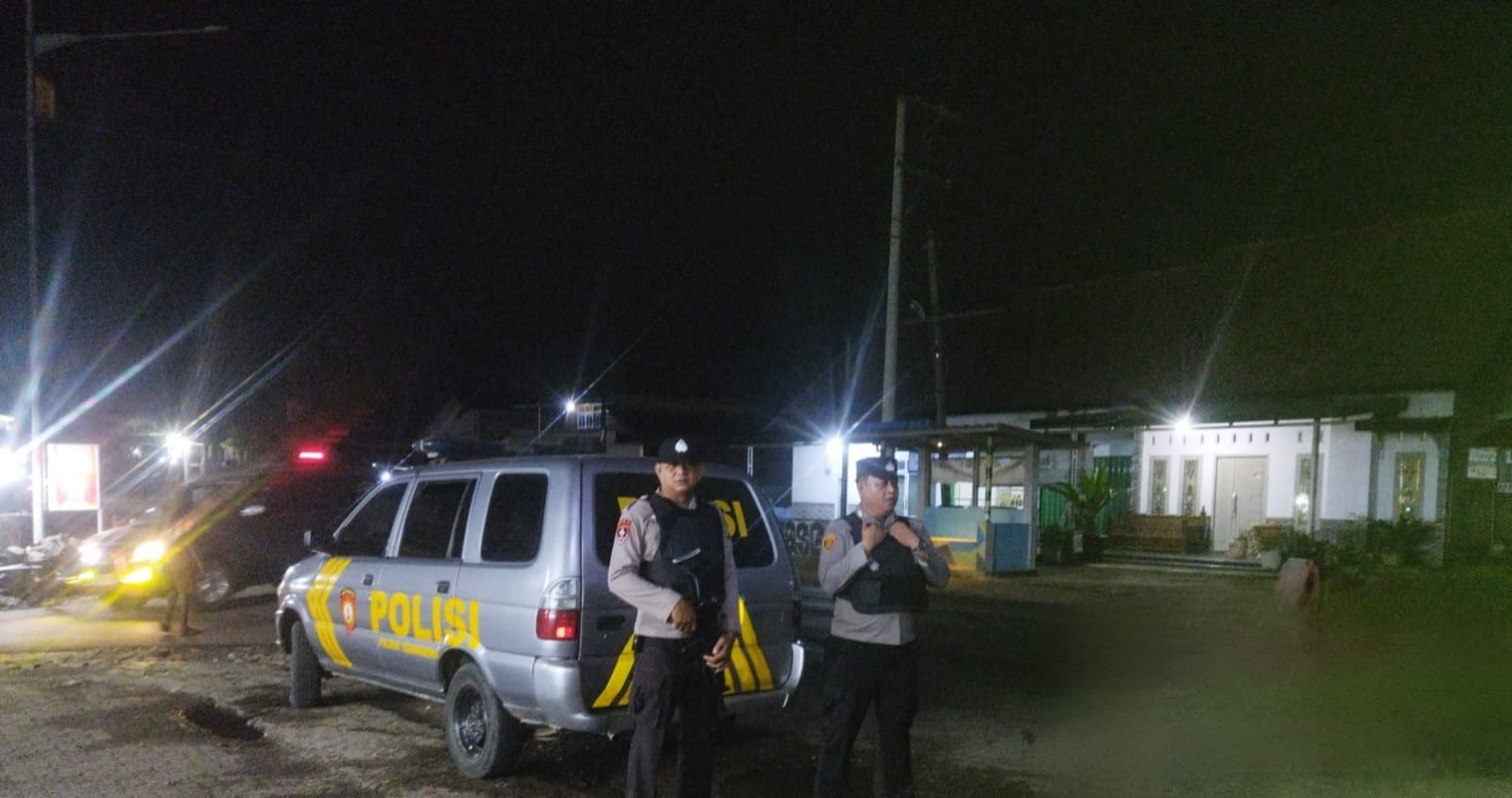 Cegah Kriminalitas Malam Hari, Polsek Tegineneng Gencarkan Patroli Hunting di Jalur Rawan