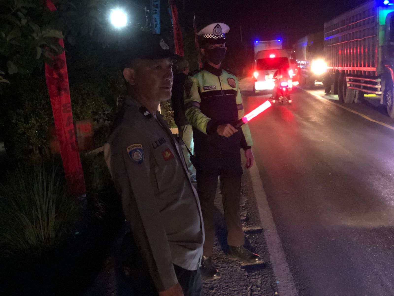 Polsek Tegineneng Polres Pesawaran Amankan Kegiatan Masyarakat dalam Acara Adat Begawi