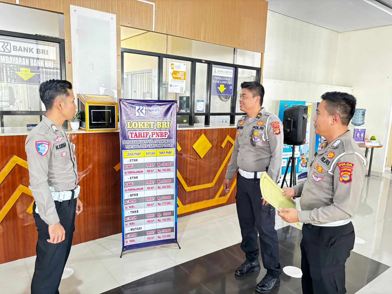 Satlantas Polres Pesawaran Dukung Supervisi Ditlantas Polda Lampung, Perkuat Pelayanan Regident dan Samsat