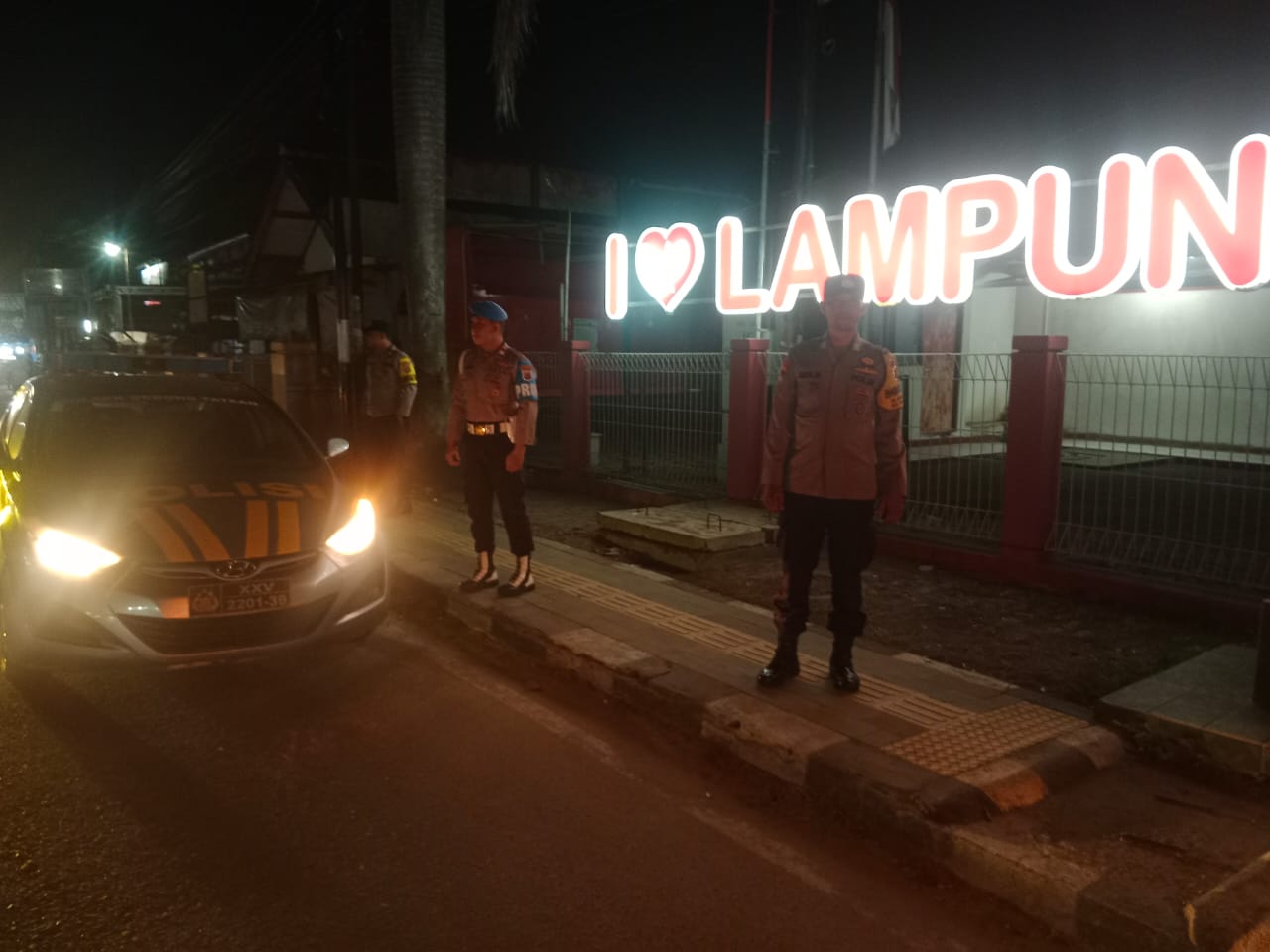 Polsek Gedong Tataan Intensifkan Patroli Presisi Malam Hari, Cegah C3 dan Kejahatan Jalanan di Wilayah Pesawaran