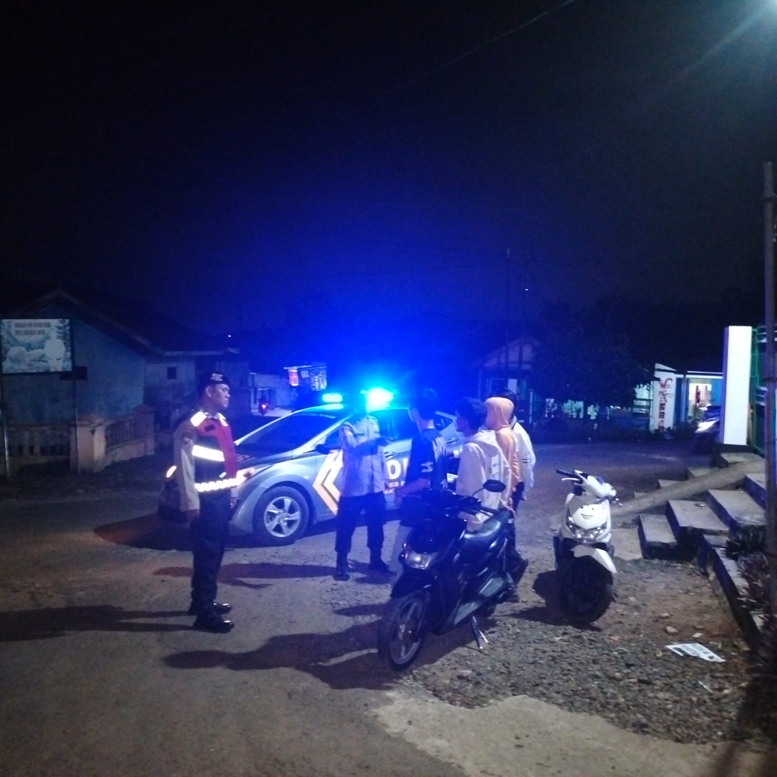 Polsek Gedong Tataan Intensifkan Patroli Dinihari, Antisipasi Kejahatan Jalanan dan C3