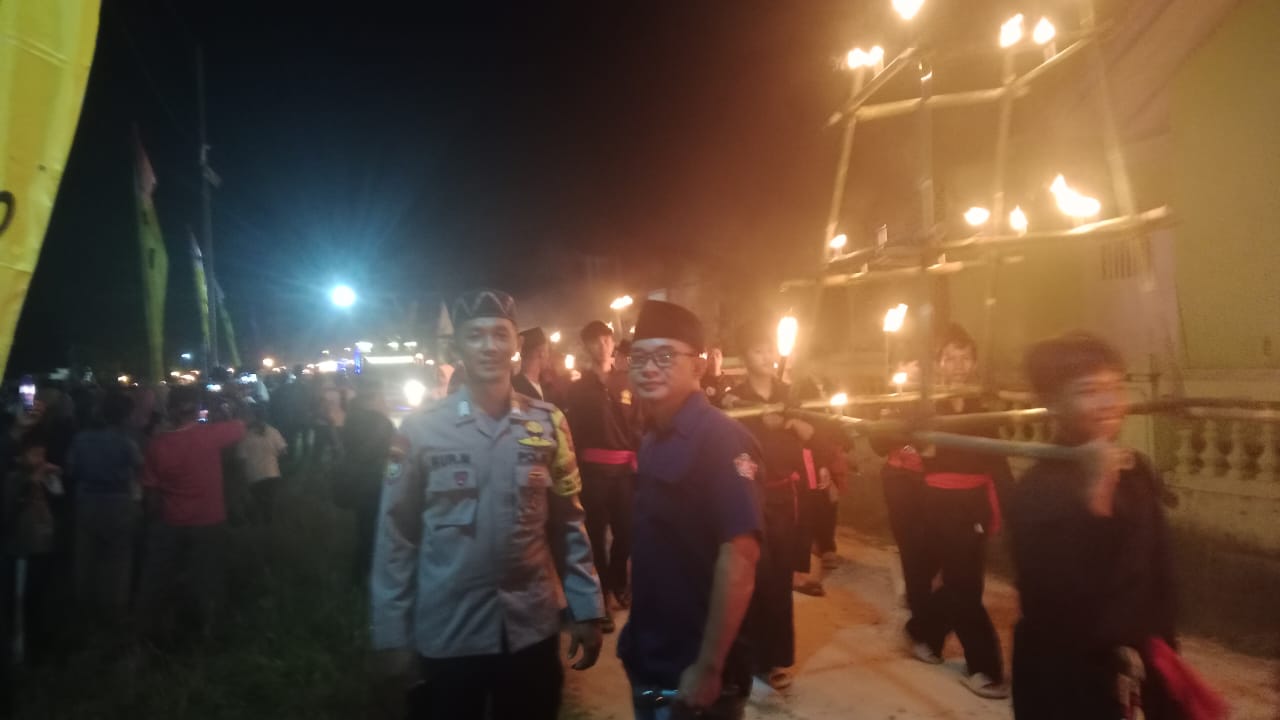 Polsubsektor Negeri Katon Amankan Pawai Obor Tahun Baru Islam 1447 H, Wujud Kehadiran Polri Presisi di Tengah Masyarakat