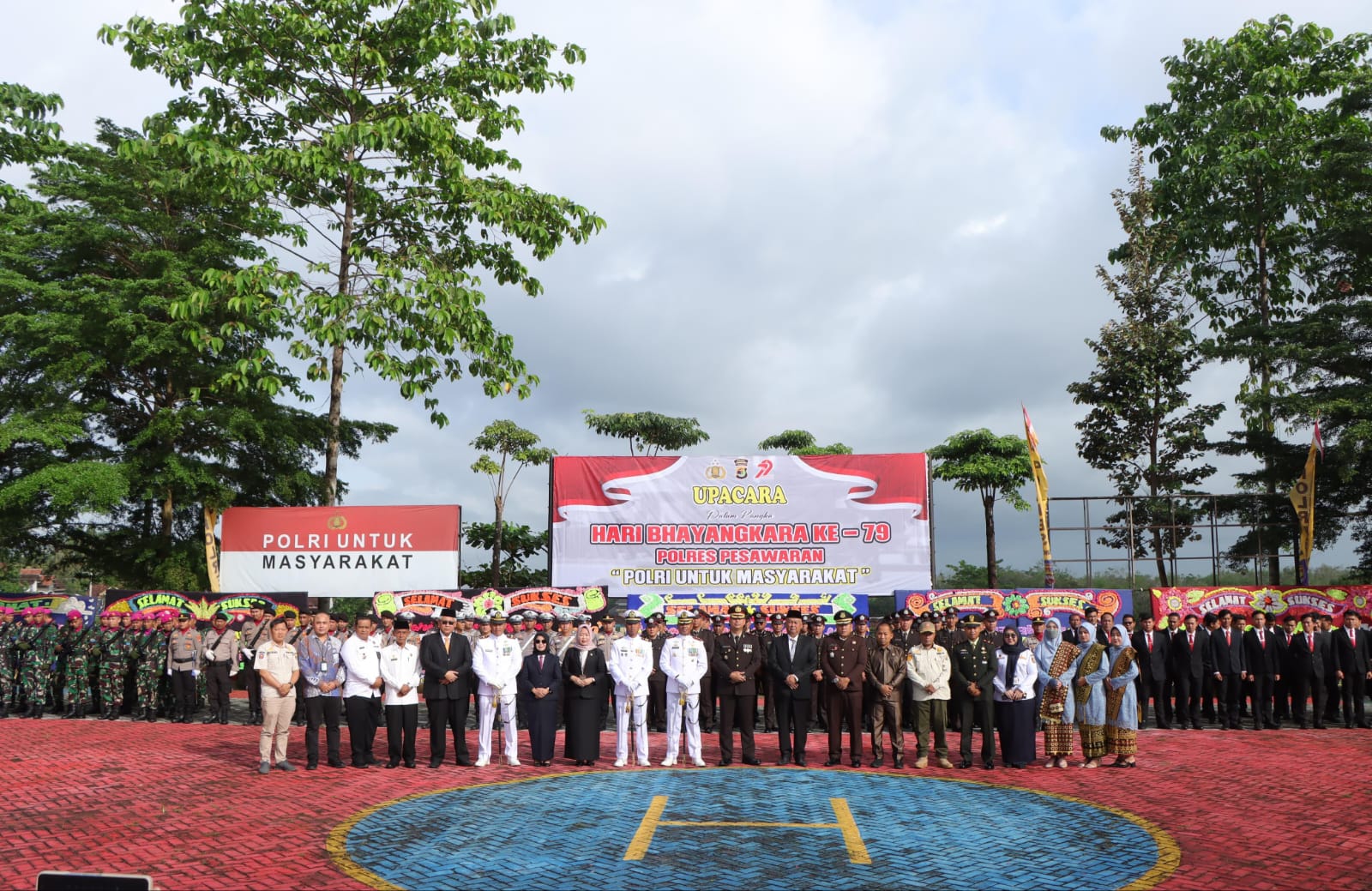 Polres Pesawaran Gelar Upacara Hari Bhayangkara ke-79, Teguhkan Komitmen Polri untuk Masyarakat