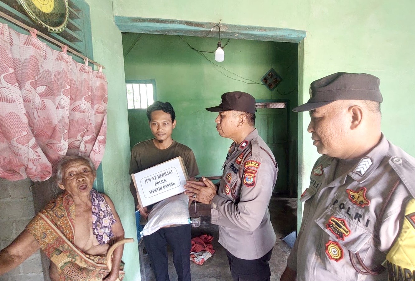 Bakti Sosial Bhayangkara: Polsek Seputih Banyak Teguhkan Komitmen Melayani dan Membantu Masyarakat