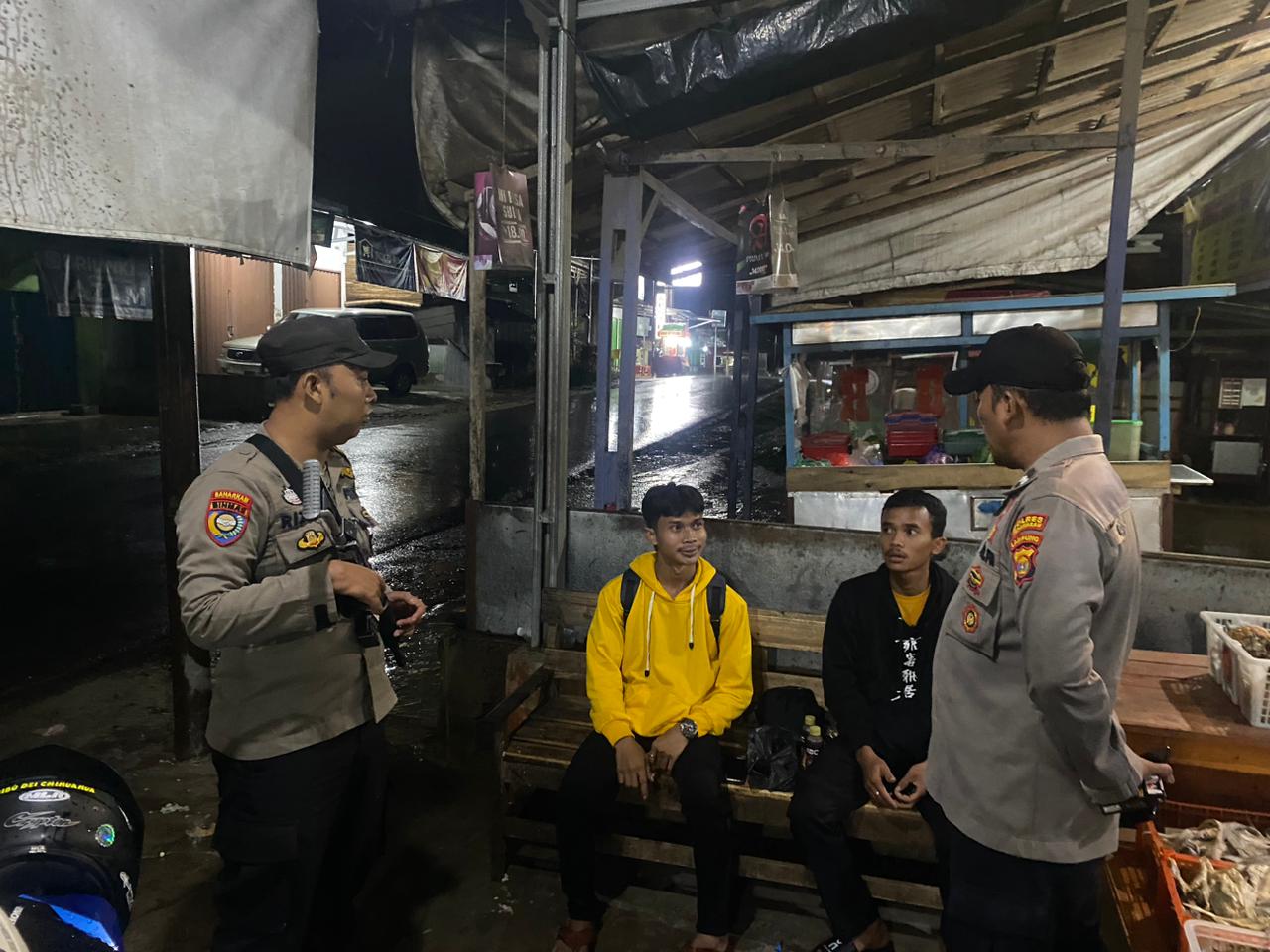 Jaga Keamanan di Jam Rawan, Polsek Kedondong Tingkatkan Patroli Presisi