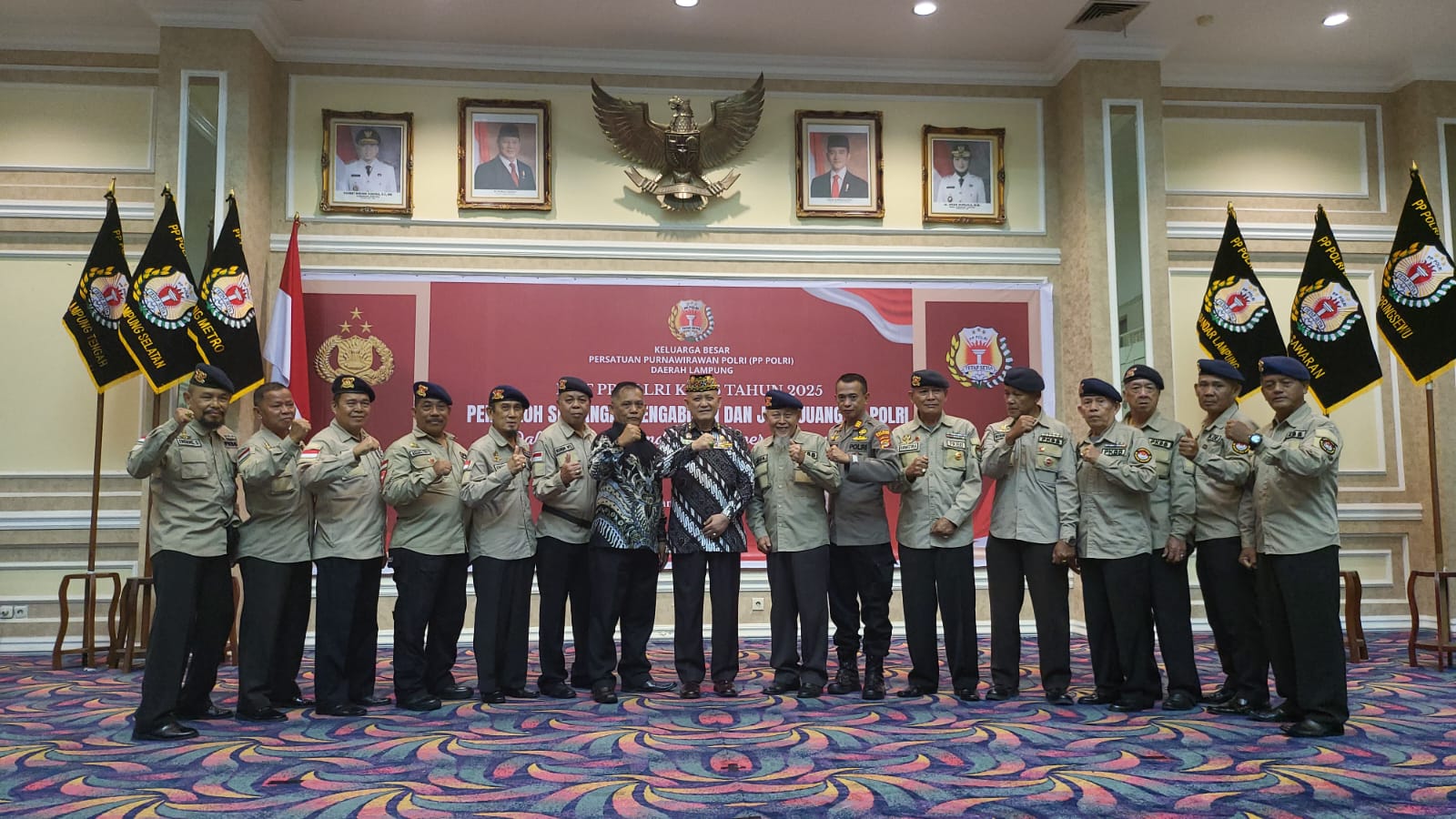 Kasat Binmas Polres Pesawaran Hadiri HUT ke-26 Persatuan Purnawirawan Polri, Teguhkan Semangat Pengabdian