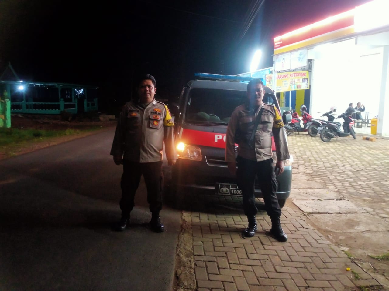 Patroli Malam Polsek Kedondong Antisipasi C3 dan Balap Liar, Wujudkan Situasi Aman di Wilayah Pesawaran