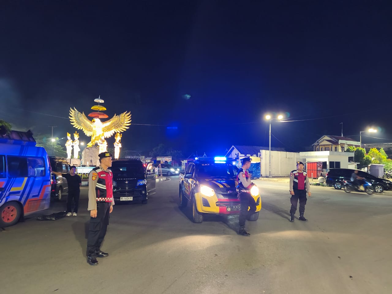 Sat Samapta Polres Pesawaran Intensifkan Patroli Presisi, Amankan Objek Vital dan Cegah Kejahatan Jalanan