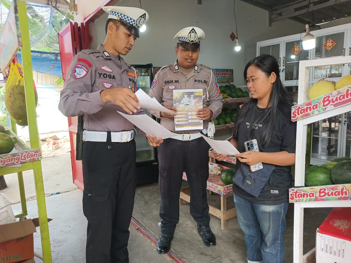 Ops Patuh Krakatau 2025, Polres Lamtin Masuk Pasar