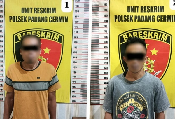 Berturut-turut Melakukan Aksi Pencurian, Dua Pelaku Berhasil Dibekuk Tekab 308 Polsek Padang Cermin