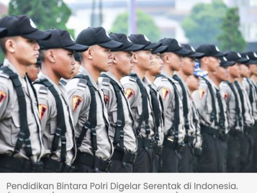 14.288 Peserta Pendidikan Bintara Polri Digelar Serentak di Indonesia