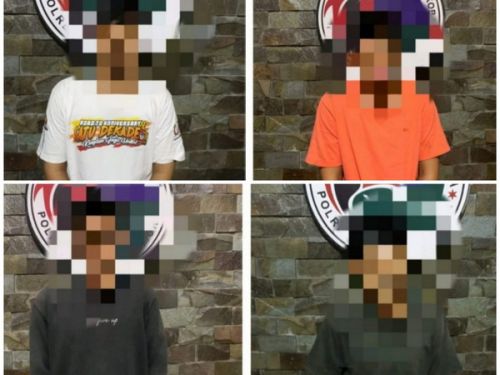 Polres Lamtim Amankan 4 Orang Pelaku Penyalahgunaan Narkotika