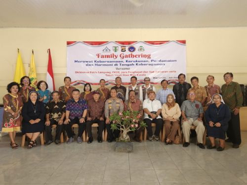 Polda Lampung Gelar Family Gathering Bersama Tokoh Lintas Agama: Jaga Harmoni di Tengah Keberagaman