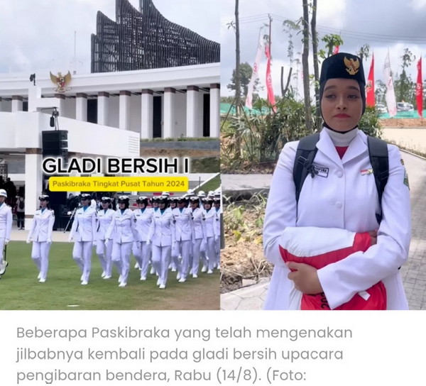 Usai Viral, BPIP Minta Maaf Dan Izinkan Paskibraka Kenakan Hijab Saat ...