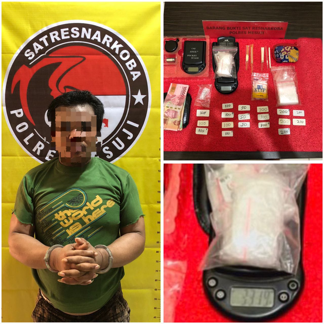 Ops Antik Krakatau 2024, Sat Res Narkoba Polres Mesuji Berhasil Tangkap TO Narkoba