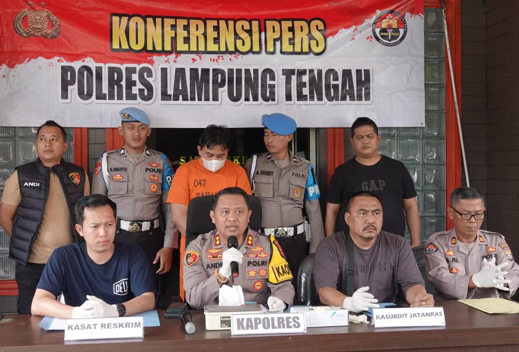 Kasus Penembakan di Seputih Surabaya, Kapolres Lamteng : Pelaku Sudah Kita Amankan