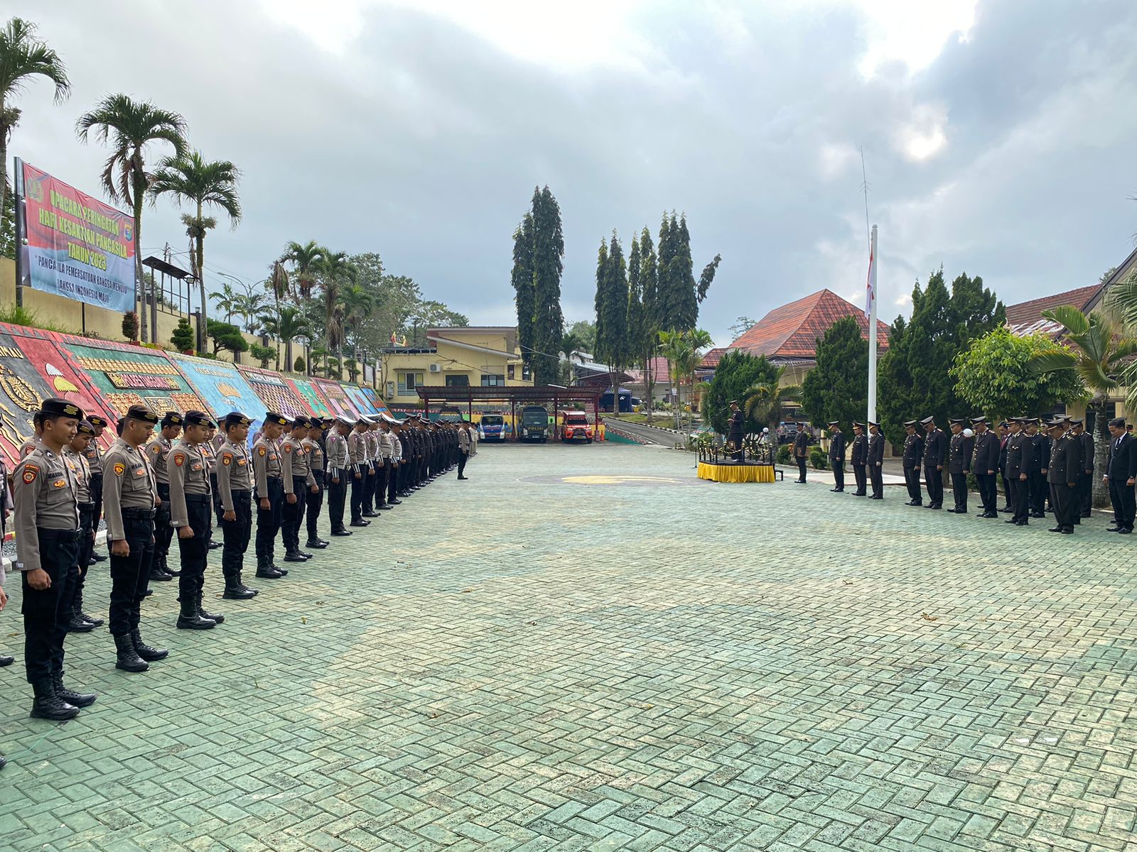 Memperingati Hari Kesaktian Pancasila, Polres Tanggamus Laksanakan Dengan Hikmat