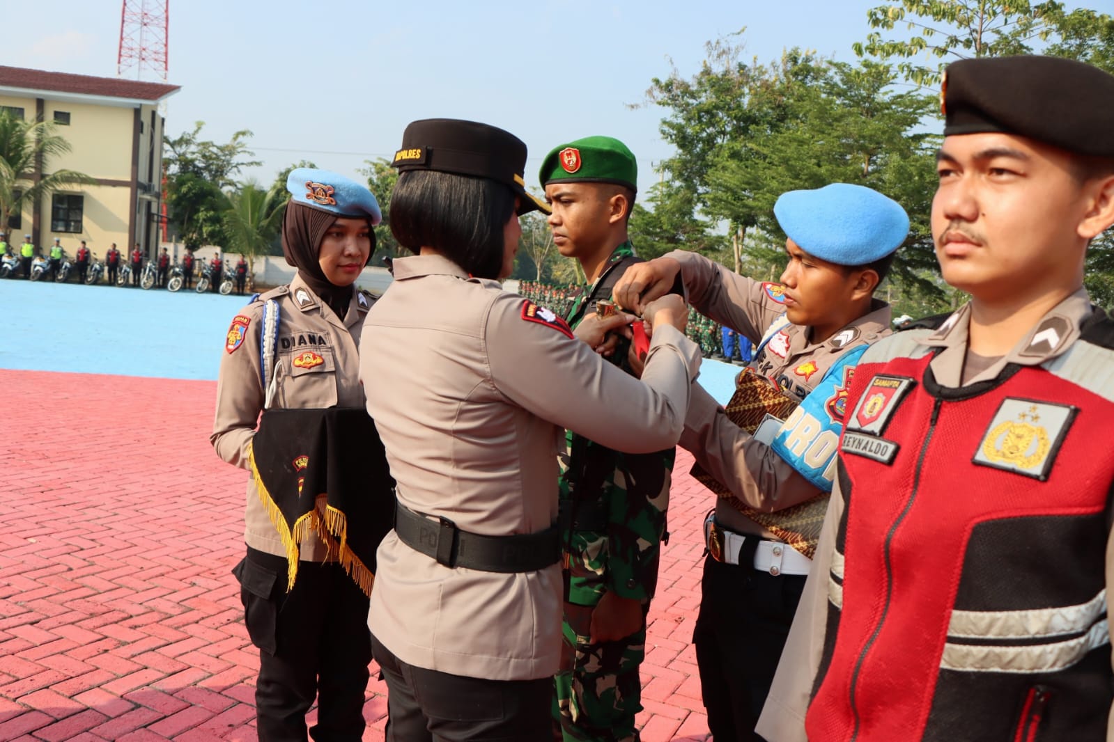 Apel Gelar Pasukan Operasi Mantap Brata Krakatau 2023 Polres Pesawaran