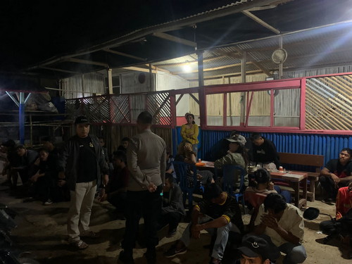 Resahkan warga sekitar, Lapo tuak di Pringsewu dirazia Aparat Polsek Pringsewu Kota