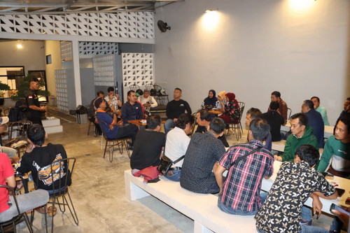Pererat Sinergitas, Polres Pringsewu dan Pewarta Ngopi Bareng