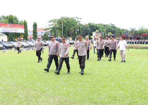 Wakapolda Lampung Melaksanakan Supervisi Di Polres Lampung Timur