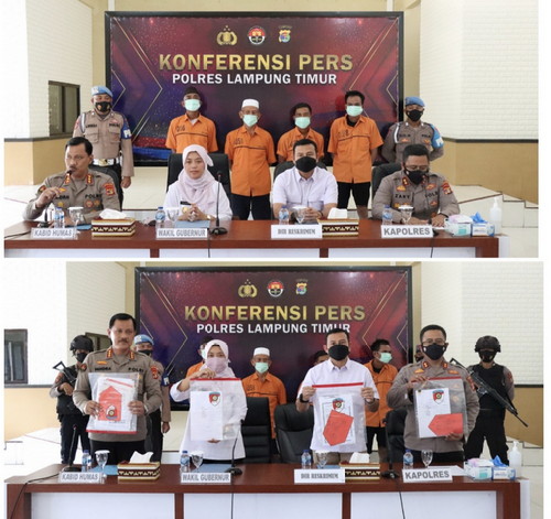 Jual Tanah Kwarda Provinsi Lampung, 4 Warga Ditangkap Polres Lampung Timur
