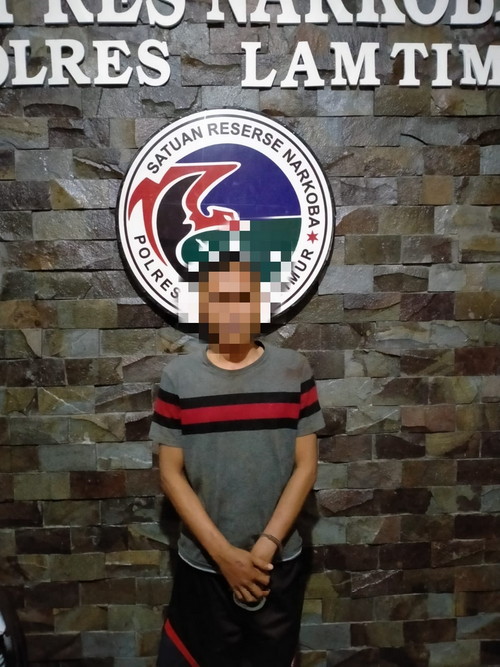 Kedapatan Gunakan Narkoba, Seorang Warga Marga Tiga Ditangkap Polres Lampung Timur