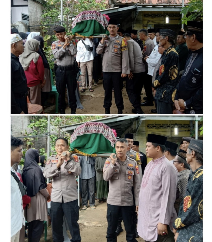 Wujud Kepedulian, Kapolsek Metro Pusat Bersama Anggota membantu Proses Pemakaman Warga Yang Meninggal Dunia