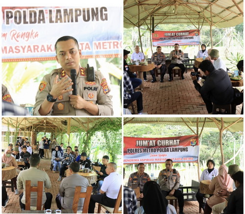 Jalin Sinergitas, Kapolres Metro Gelar Jumat Curhat Dengan Awak Media