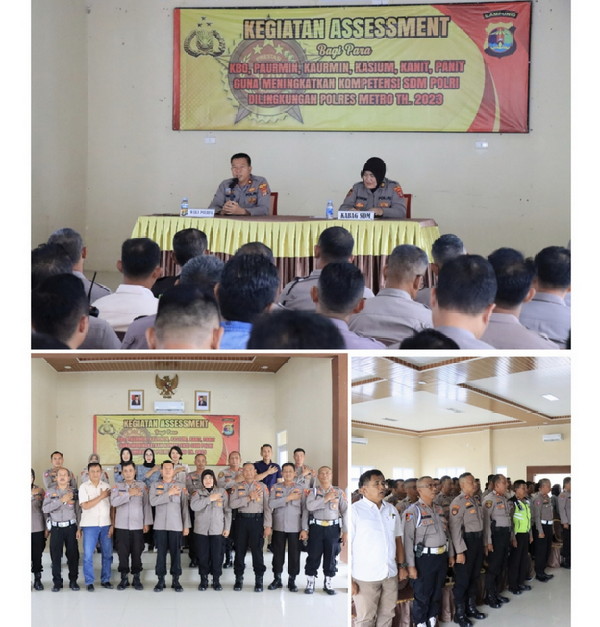 Polres Metro Gelar Assessment Bagi Para Perwira, Bintara Dan PNS Polri