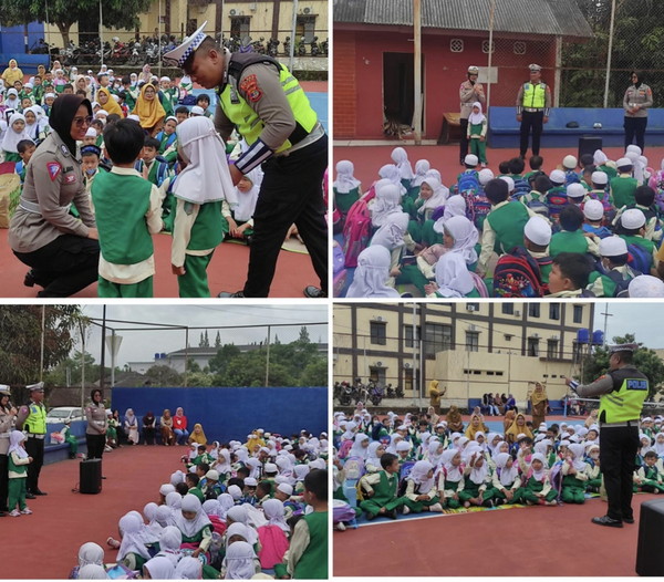 Sat Lantas Polres Metro Tanamkan Budaya Tertib Lalu Lintas Sejak Dini