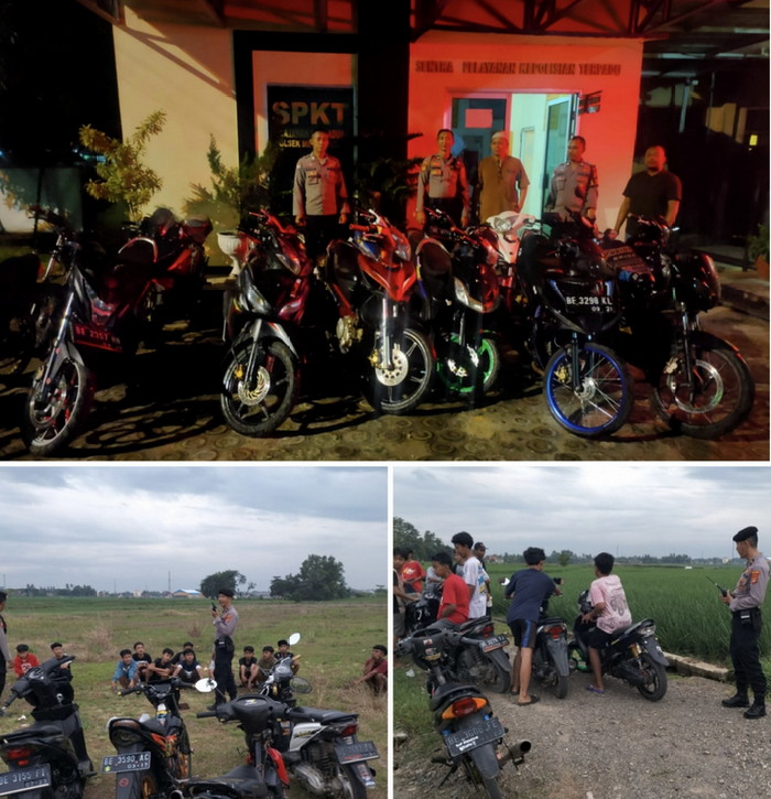 Antisipasi Balap Liar, Polsek Metro Pusat Laksanakan Patroli KRYD