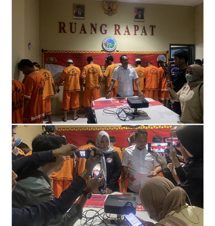 Satres Narkoba Polresta Bandar Lampung Tangkap 15 Pengedar dan 1 Bandar Narkoba