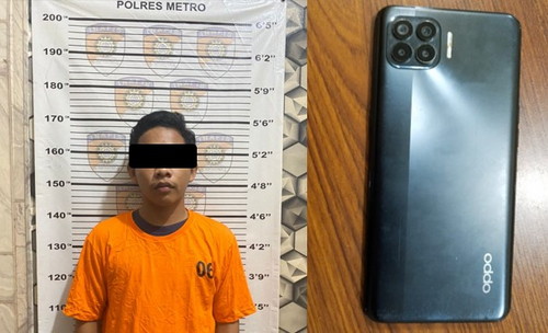 Maling Hp, Remaja 19 Tahun Di Tangkap Polisi