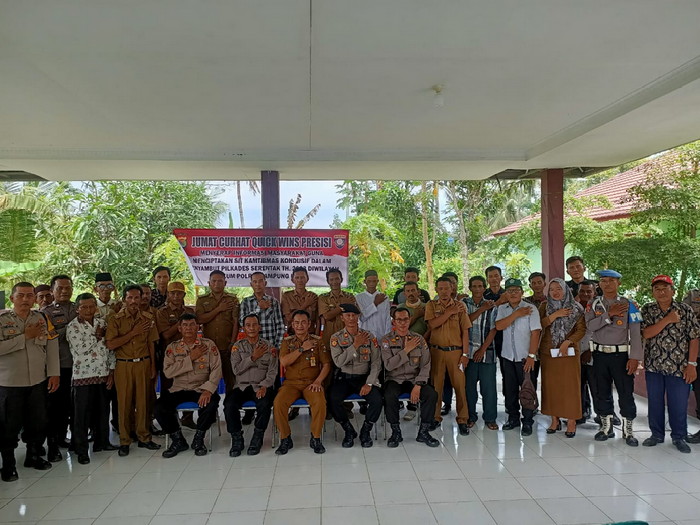 Jumat Curhat, Respon Pemuka Masyarakat Lampung Utara Dalam Rangka Pelihara Kemananan