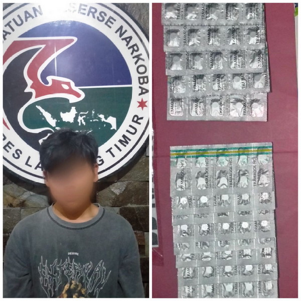 Ngedarkan Obat Terlarang, Sat Res Narkoba Polres Lamtim Amankan Seorang Pemuda