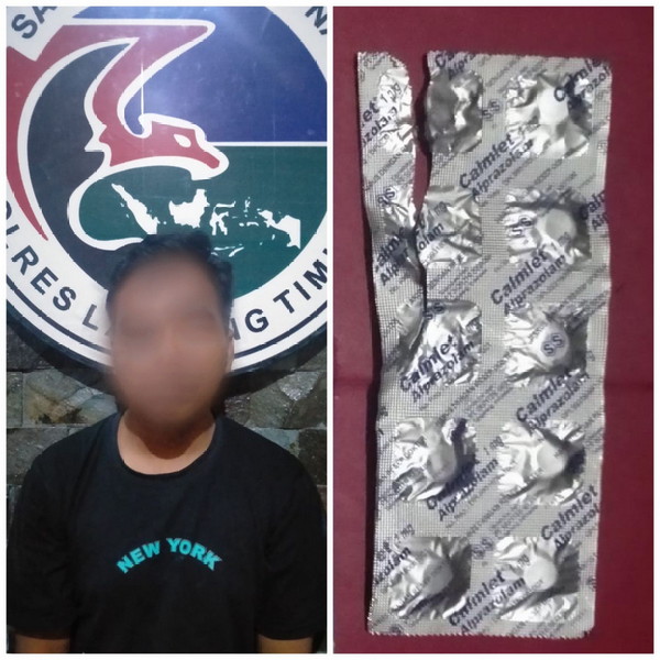 Simpan Obat Terlarang,  Seorang Pemuda Digelandang Ke Polres Lamtim