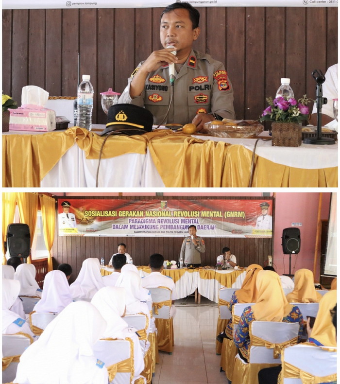 "Revolusi mental dari dini, Kasi Humas Polres Pesibar jadi Nara sumber"