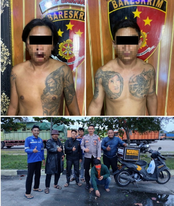 Bhabinkamtibmas KSKP Bakauheni Berhasil amankan dua orang pelaku pencurian di area Pelabuhan