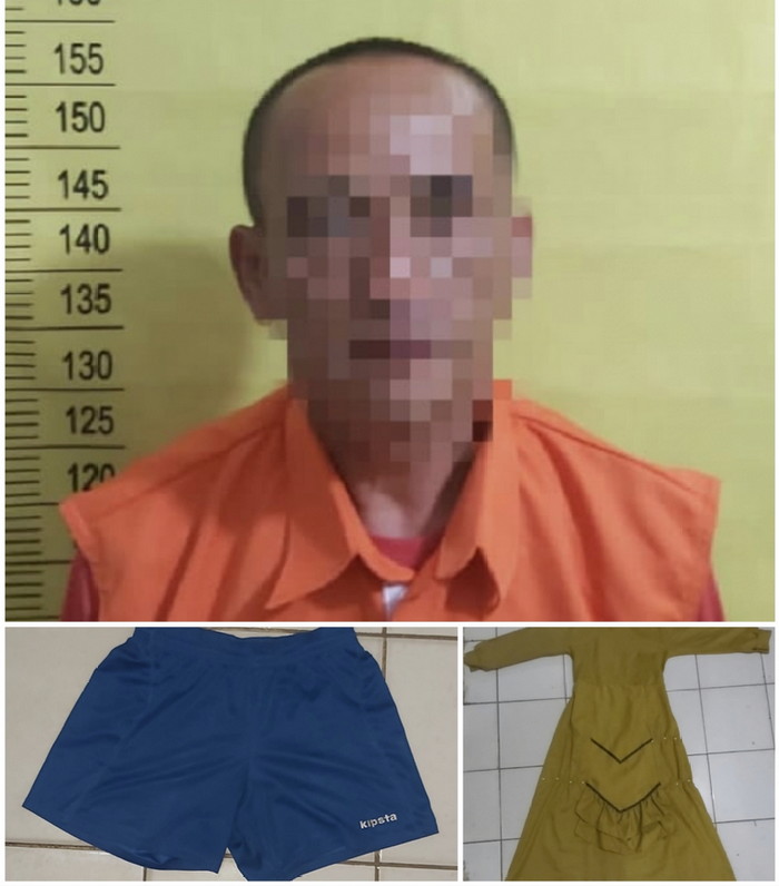 Pakde Pijat Gadis dibawah umur hingga hamil, diamankan Polsek Palas Lampung Selatan