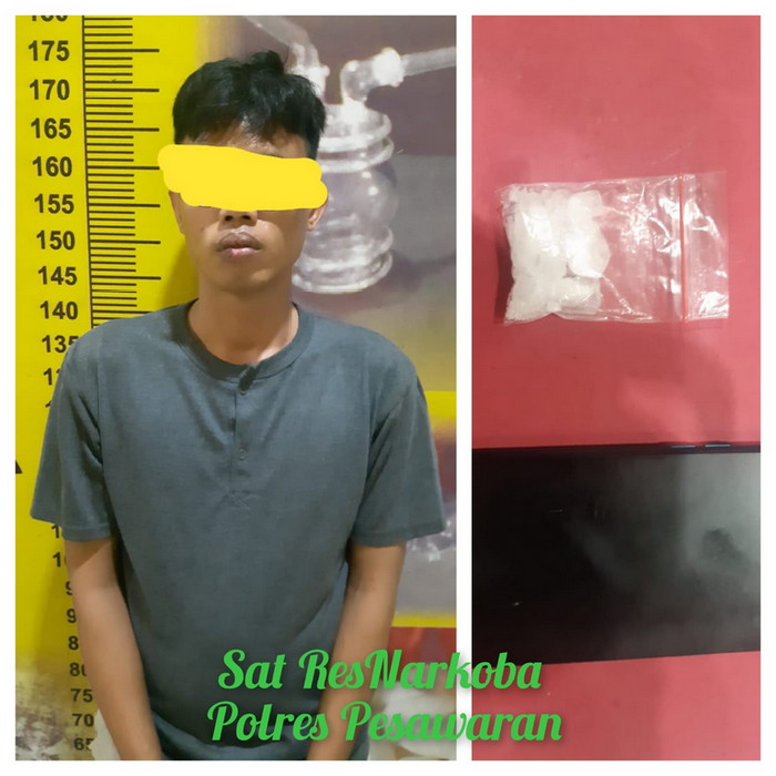 Kembali, Sat Res Narkoba Polres Pesawaran Berhasil Amankan Pelaku Lahgun Narkoba