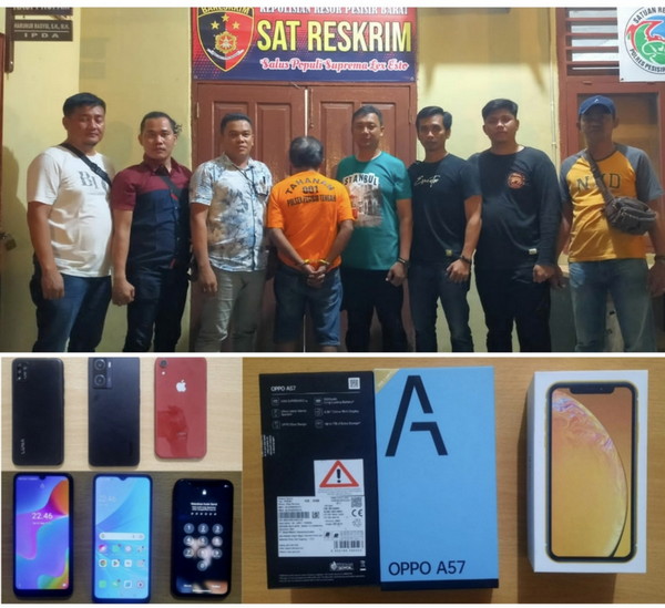 Pelaku Curat berhasil dibekuk team tekab 308 presisi Polres Pesisir Barat