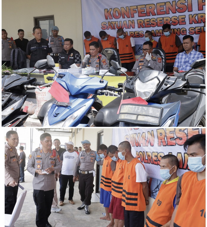 Polres Lampung Selatan gulung pelaku pecah kaca di Sidomulyo
