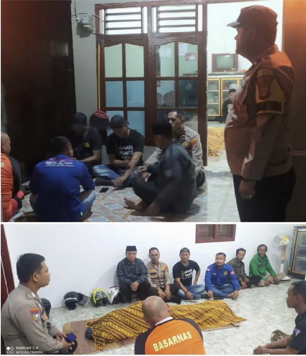 Naas, Pulang Dari Sawah Seorang Petani Hanyut Di Sungai Way Ratai Kab. Pesawaran