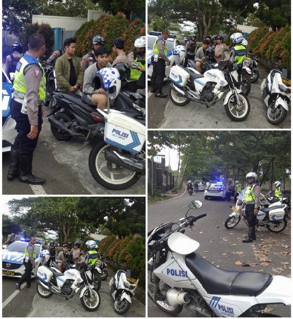 Cegah Balap Liar Jelang Berbuka Puasa, Polresta Bandar Lampung Lakukan Patroli Hunting