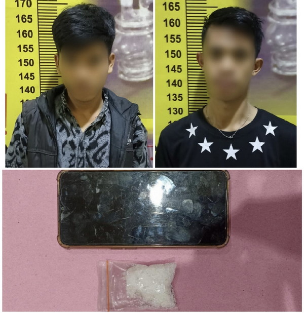 Sabu Seberat 9 Gram Berhasil di Sita, Polres Pesawaran Tangkap dan Amankan 2 Tersangka